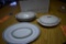Z.S. & CO. CHAIN ROSES BAVARIAN CHINA; (3) ASSORTED TRAYS,