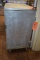 ALUMINUM TRANSPORT CASE ON CASTERS, 28