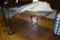 TABLE WITH FOLDING LEGS, (ROUGH SHAPE), 8'L x 30