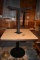 PAIR OF SQUARE PEDESTAL TABLES, 36