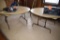 LOT OF (2) 5' DIAMETER BANQUET TABLES, NO CONTENTS