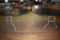 LOT OF (2) 5' DIAMETER BANQUET TABLES, NO CONTENTS