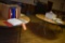 LOT OF (2) 5' DIAMETER BANQUET TABLES, NO CONTENTS