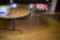 LOT OF (2) 5' DIAMETER BANQUET TABLES, NO CONTENTS