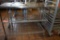FREEZER RACK ON CASTERS - THREE SHELVES,