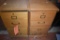 (2) BROWN WOOD TWO DRAWER FILE CABINETS, 16
