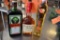 (3) BOTTLES OF JAGERMEISTER APPLE LIQUER WHISKEY,