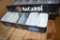 LOT OF (3) CONDIMENT TRAYS, (2) BACARDI AND (1) SMIRNOFF