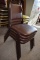 (4) BROWN VINYL CHAIRS