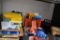 ALL ITEMS ON THIS DESK, PAPER, CLIP BOARDS, ETC.
