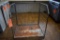 ROLLING METAL RACK ON CASTERS, FRONT OPEN, 27