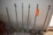(6) METAL STANCHIONS