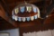 OLD STYLE CHANDELIER STYLE LIGHT FIXTURE, PLASTIC,