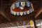 OLD STYLE CHANDELIER STYLE LIGHT FIXTURE, PLASTIC,