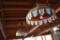 OLD STYLE CHANDELIER STYLE LIGHT FIXTURE, PLASTIC,
