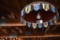 OLD STYLE CHANDELIER STYLE LIGHT FIXTURE, PLASTIC,