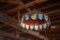 OLD STYLE CHANDELIER STYLE LIGHT FIXTURE, PLASTIC,