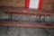 HEAVY DUTY 8' LONG STEEL FRAMED PICNIC TABLE