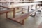 HEAVY DUTY PICNIC TABLE WITH WELDED STEEL FRAME,