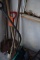 LOT OF MISC. SHOVELS, POST HOLE DIGGERS,