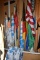 LOT OF MISC. FLAG COLLECTION, APPROX. 15 COUNT,