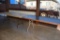 (2) METAL BASE WOOD TOP FOLDING TABLES