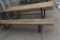 HEAVY DUTY PICNIC TABLE WITH WELDED STEEL FRAME,