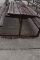 HEAVY DUTY PICNIC TABLE WITH WELDED STEEL FRAME,