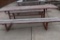 HEAVY DUTY PICNIC TABLE WITH WELDED STEEL FRAME,