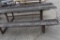 HEAVY DUTY PICNIC TABLE WITH WELDED STEEL FRAME,