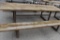 HEAVY DUTY PICNIC TABLE WITH WELDED STEEL FRAME,