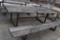 HEAVY DUTY PICNIC TABLE WITH WELDED STEEL FRAME,