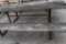 HEAVY DUTY PICNIC TABLE WITH WELDED STEEL FRAME,