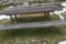 HEAVY DUTY PICNIC TABLE WITH WELDED STEEL FRAME,