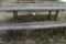 HEAVY DUTY PICNIC TABLE WITH WELDED STEEL FRAME,
