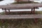 HEAVY DUTY PICNIC TABLE WITH WELDED STEEL FRAME,