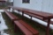 HEAVY DUTY PICNIC TABLE WITH WELDED STEEL FRAME,