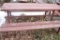 HEAVY DUTY PICNIC TABLE WITH WELDED STEEL FRAME,