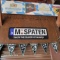 METAL M SPATEN LARGE LICENSE PLATE TYPE SIGN,