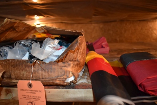 BOX OF FLAGS
