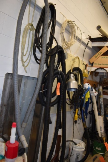 HOSES, WIRE, EXTENSION CORDS, LIGHTS, ETC.
