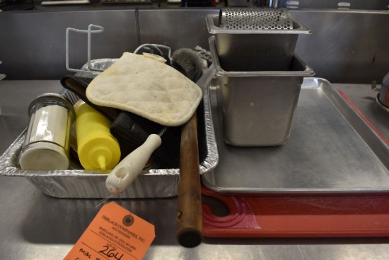 MISC. ITEMS, CHEFMASTER INSERT, TRAYS, GRILL,