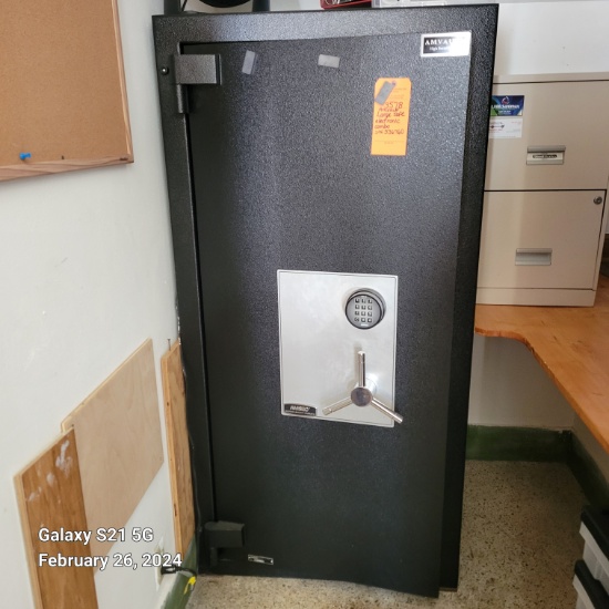 AMVAULT LARGE SAFE, ELECTRONIC COMBINATION
