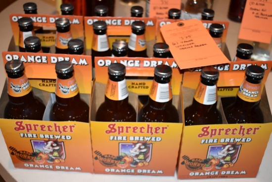 (6) FOUR PACKS OF SPRECHER ORANGE DREAM,