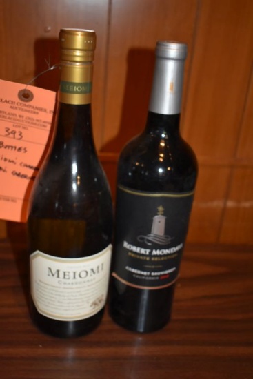 (2) BOTTLES; MONDAVI CABERNET,