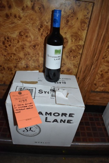 (8) 750 ML BOTTLES OF SYCAMORE LANE CALIFORNIA MERLOT WINE,