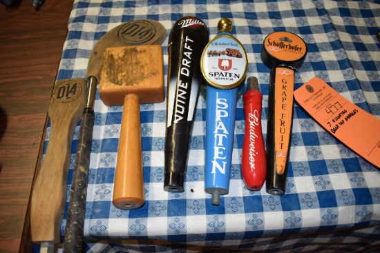 (7) ASSORTED BEER TAP HANDLES