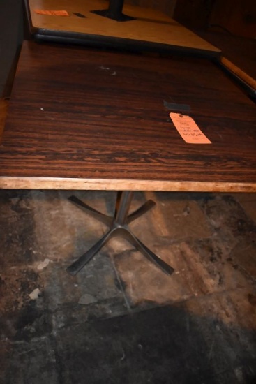 SQUARE PEDESTAL TABLE, 36" x 36" x 30"H