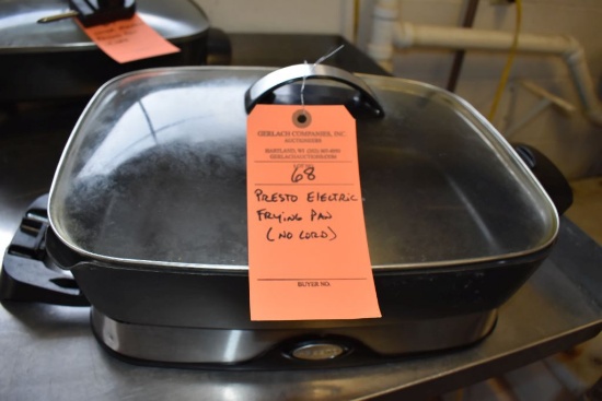 PRESTO ELECTRIC FRYING PAN - NO CORD, BUILDING 2 KITCHEN