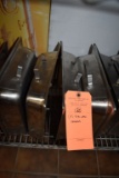 (2) STAINLESS STEEL COVERS, BUILDING 2 KITCHEN